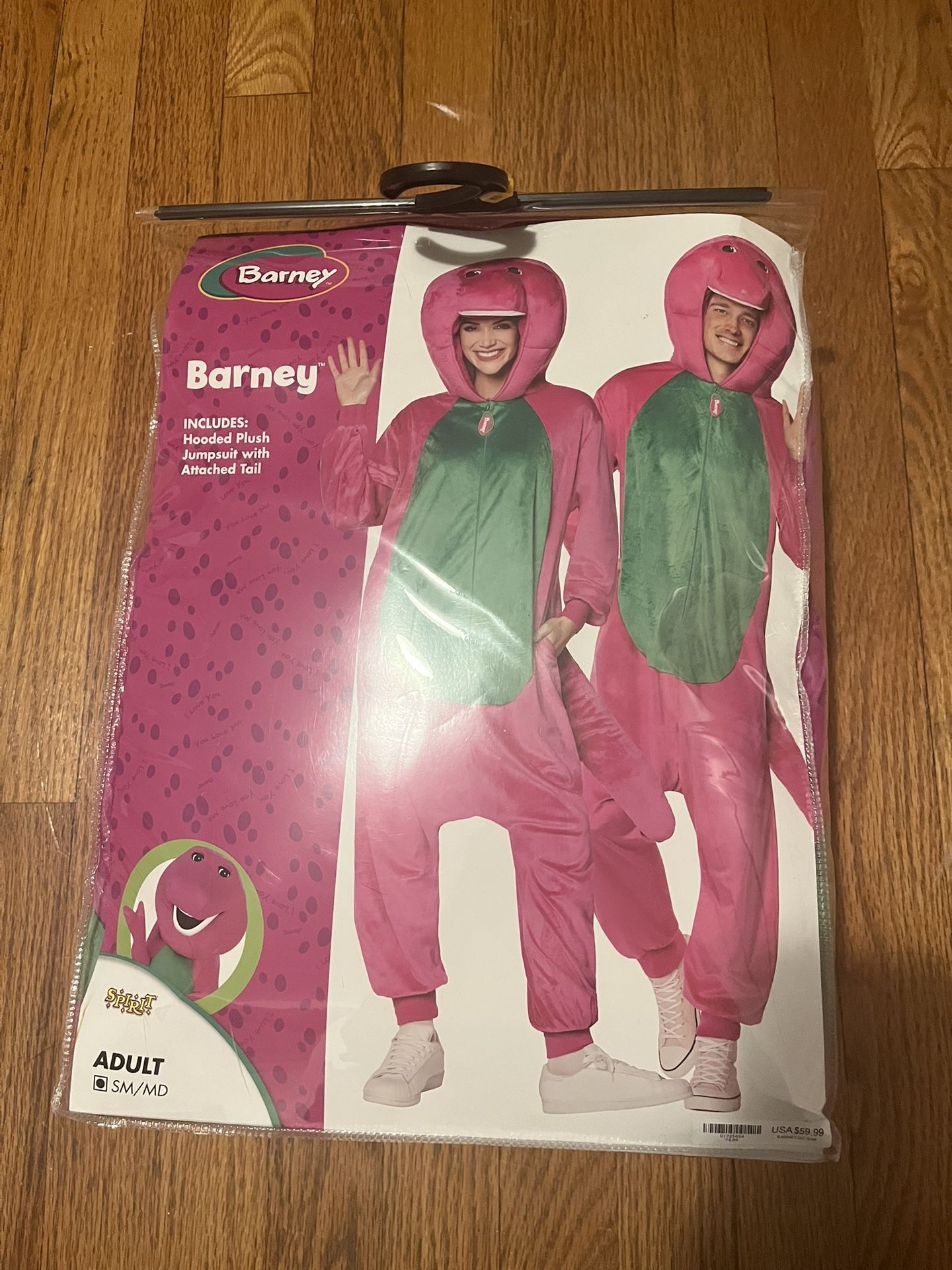 Barney Adult Costume