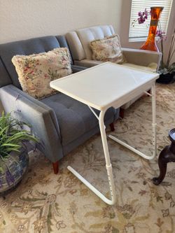 Table-Mate II Adjustable Folding Tray Table