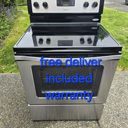 30 Days Warranty (Whirlpool Stove 30w) I Can Help You With Free Delivery Within 10 Miles Distance 