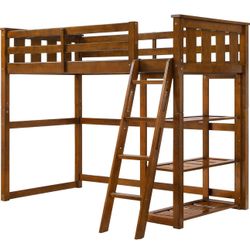 New Loaf Storage Bed With Shelves 