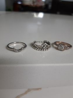 Pandora Rings, Size 6 $40 Each