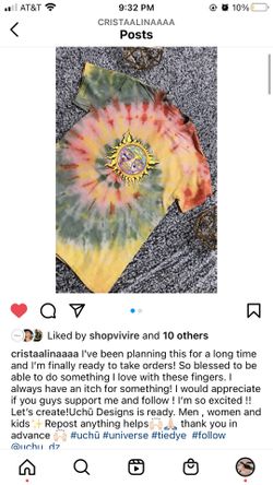 Hand Made Tie Dyed Shirts