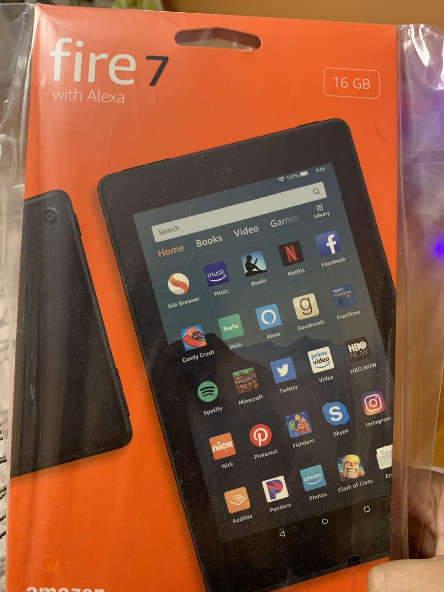 Fire 7 16gb tablet with Alexa