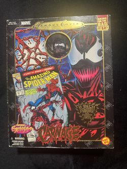 Carnage Marvel Famous Covers Amazing Spiderman 361 Figure W Box 8" Toy 2001