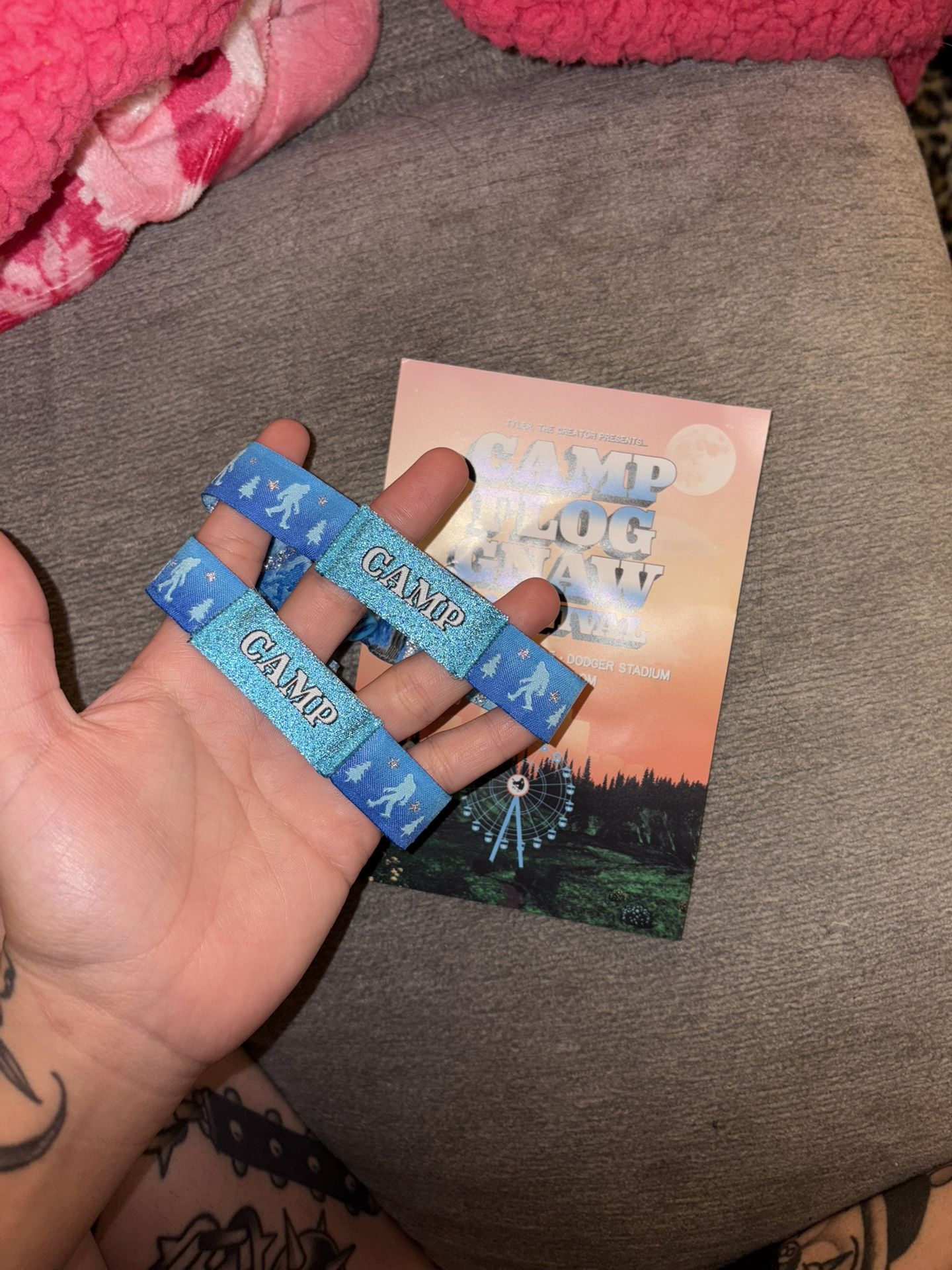 CAMP FLOG GNAW 2025 WRISTBANDS TICKETS