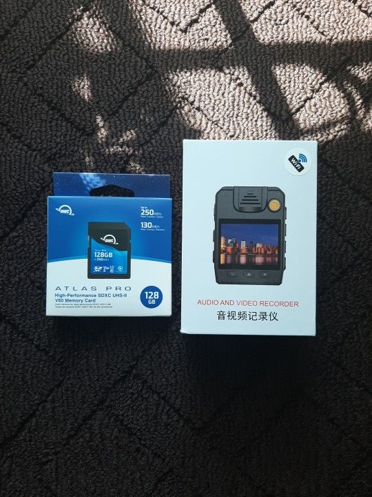 New Small Video Recorder and Micro SD Card