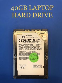 Hard drive for laptop 40GB