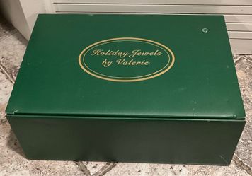144 Glass Holiday Jewels by Valerie w/Box