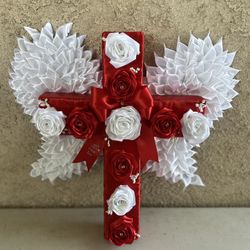 Eternal Cross With Angel Wings!🌸