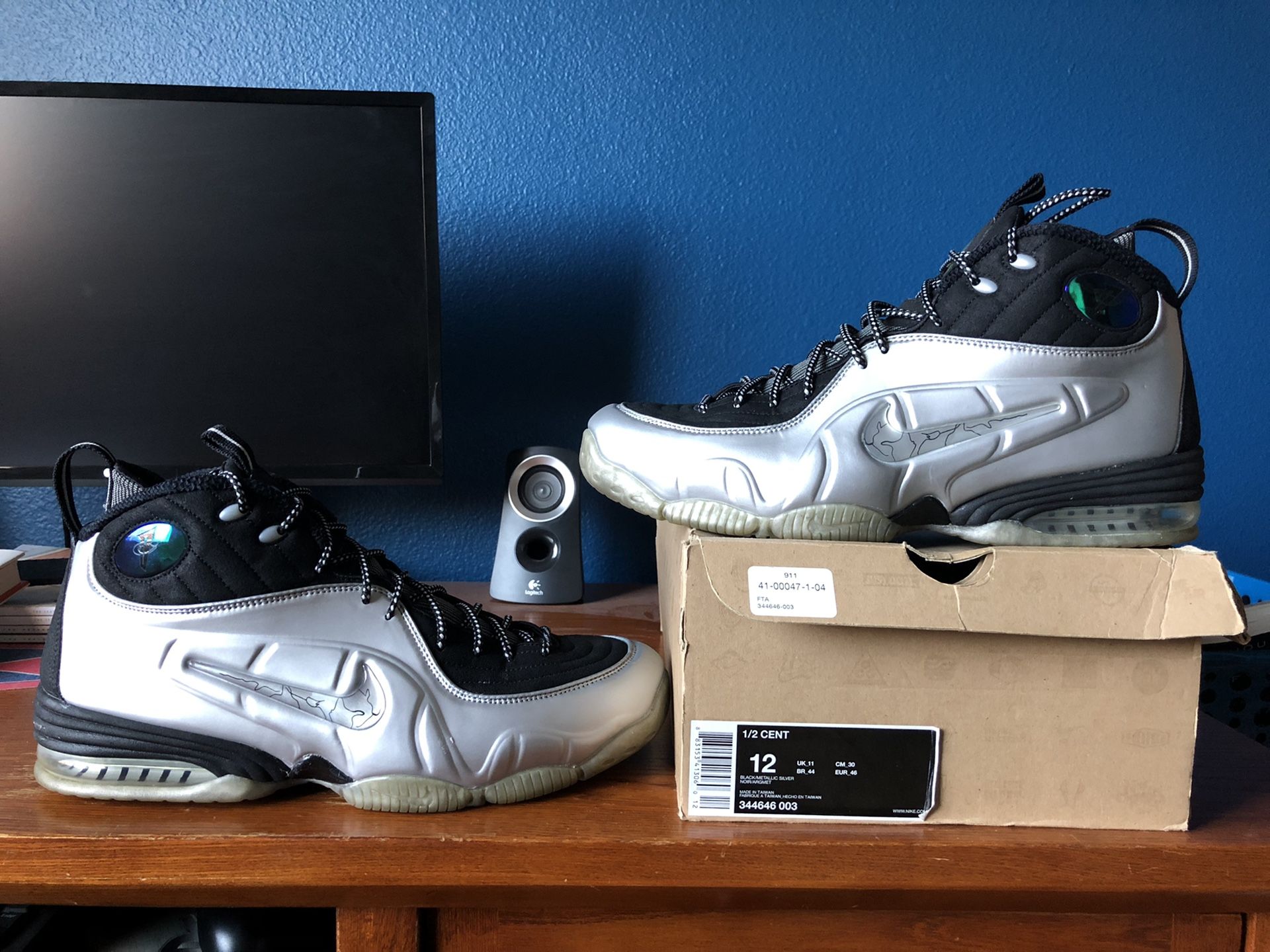 Nike penny 1/2 cent silver used