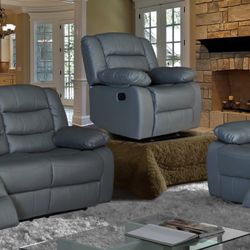 2 Pc Sofa And Loveseat Recliner