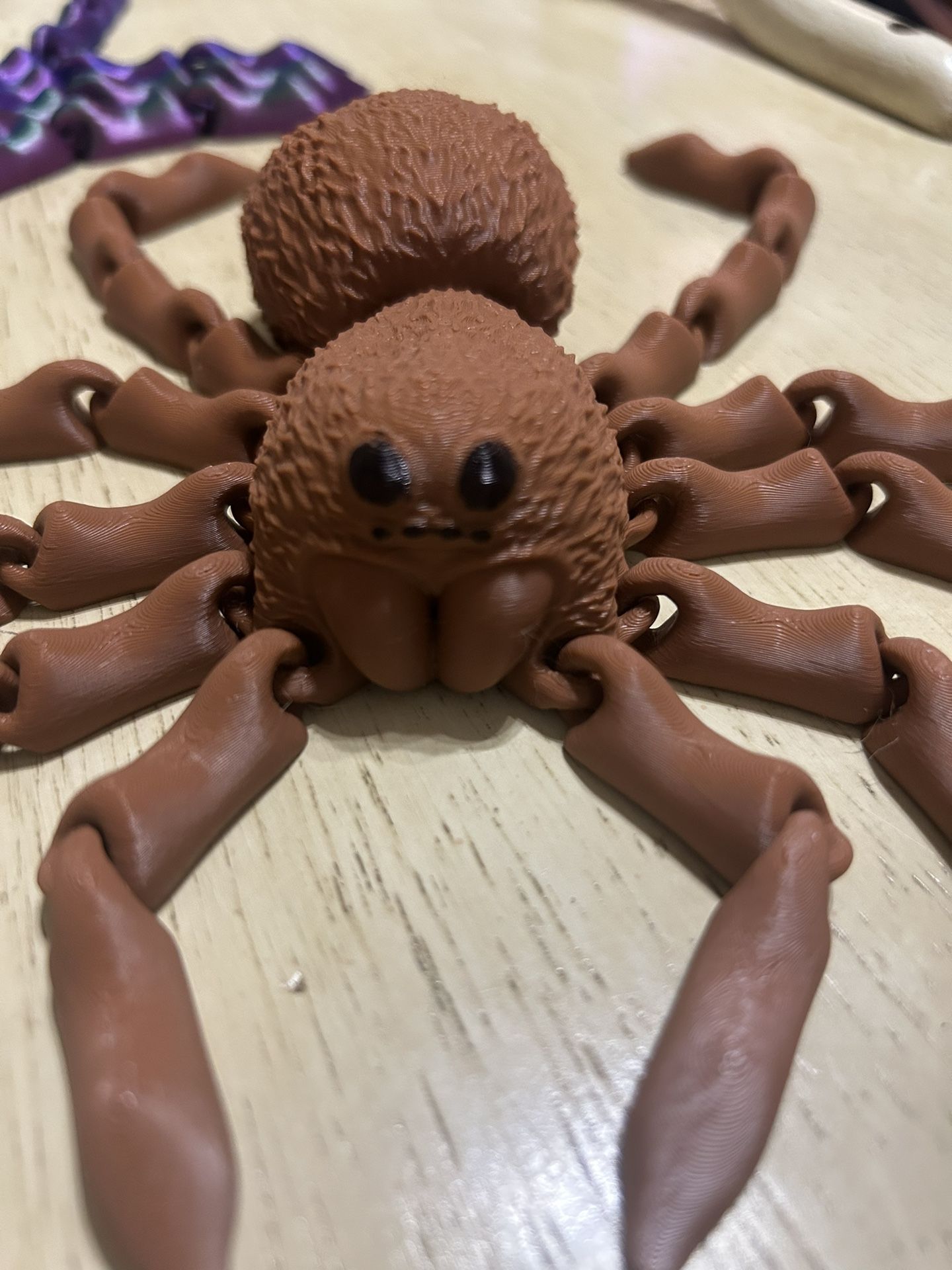 Large 3D Printed Articulating Spider - Tell Me What Color to make