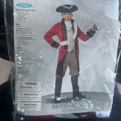 British Red Coat Child Costume