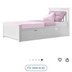 Twin bed with trundle