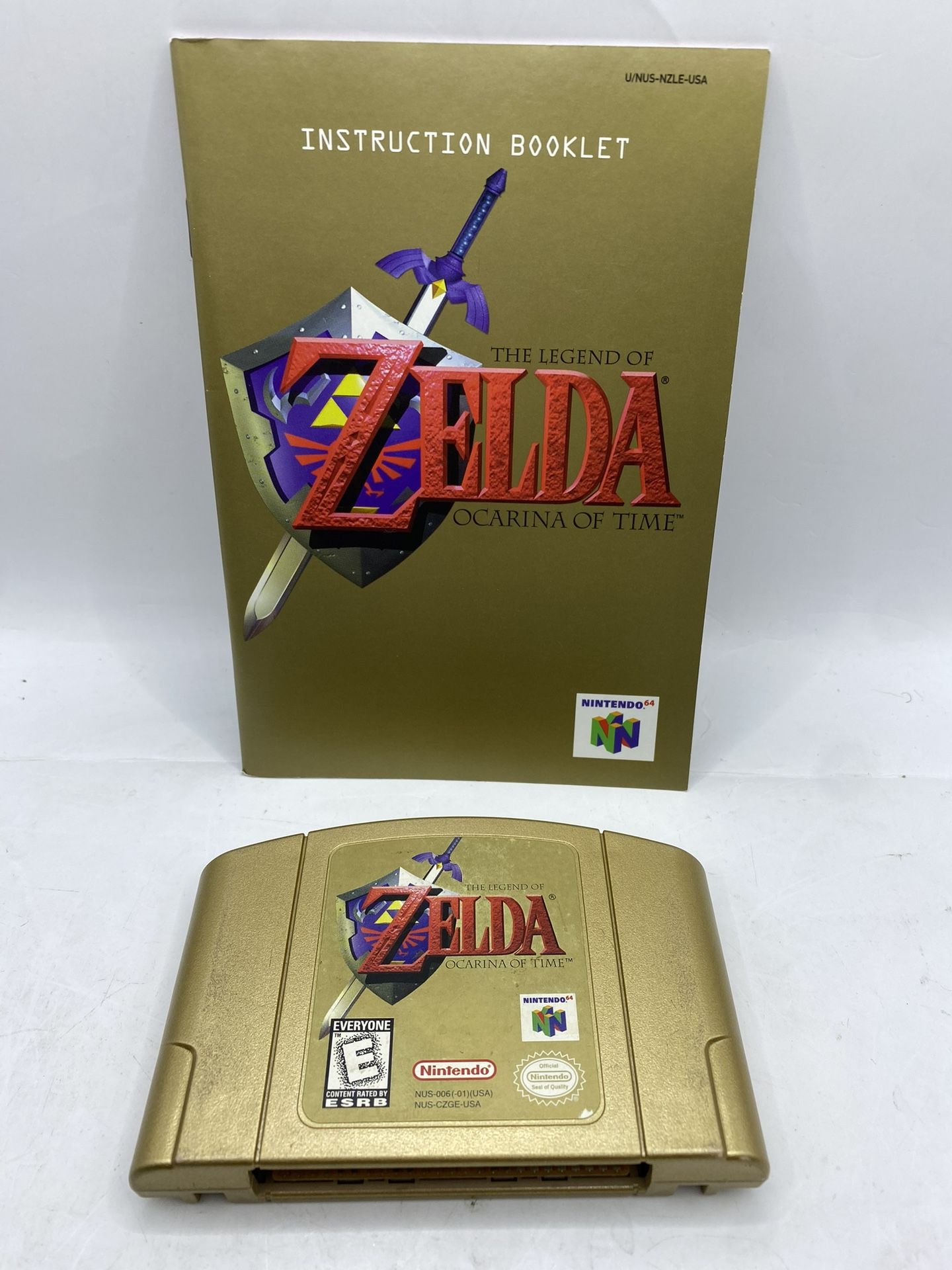 Legend of Zelda Ocarina of Time Collector's Edition N64 +manual Instruction Book