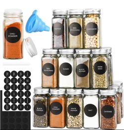 24 pcs spice storage containers