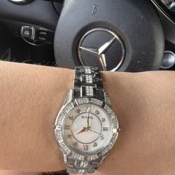 Silver Bulova Watch (Women's) Adjustable
