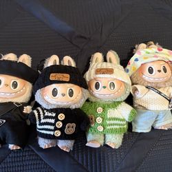 Labubus with clothes