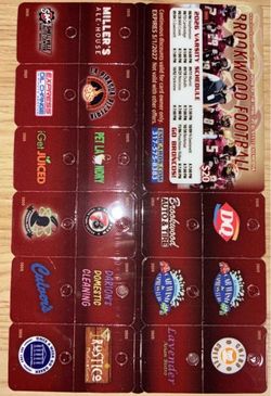 Brookwood Broncos Football Gold Card