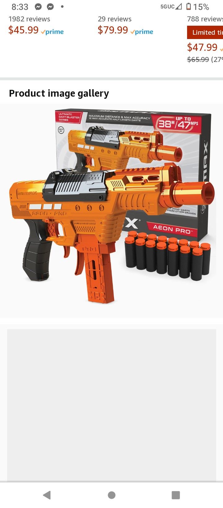 Aeon Pro Unlimited Dart Blaster