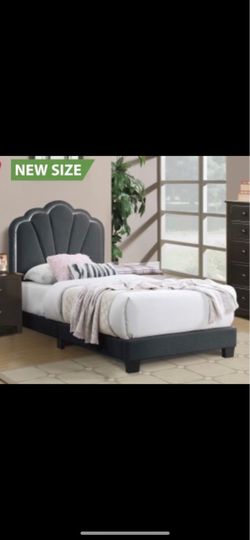 Twin size bed frame with mattress included