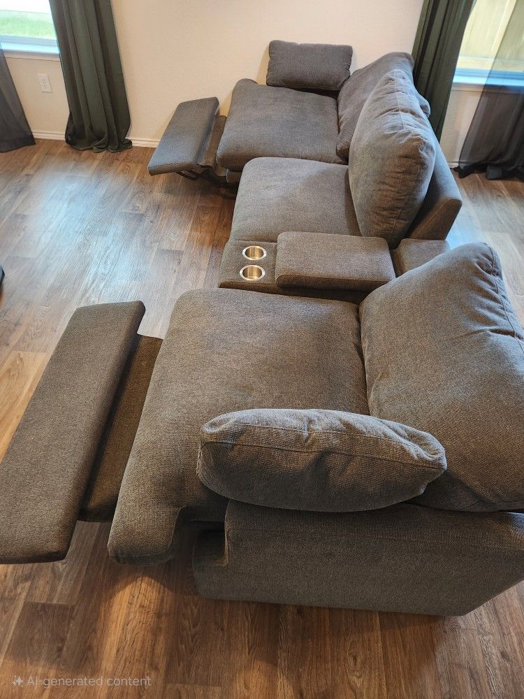 Living Spaces Modular Sofa