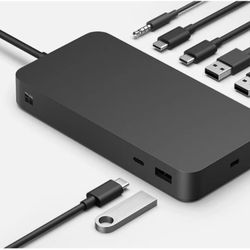 Surface Thunderbolt 4 Dock Triple Displays, 11 in 1 Surface USB4 Dock Docking...