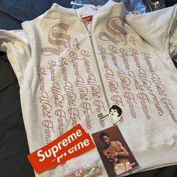 XXL supreme Rhinestone Hoodie 