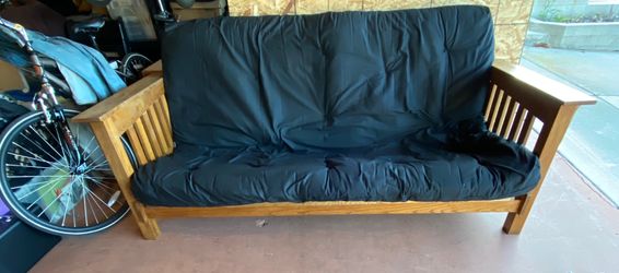 FUTON FRAME AND MATTRESS