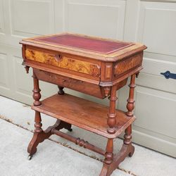 Antique Victorian Sewing Table