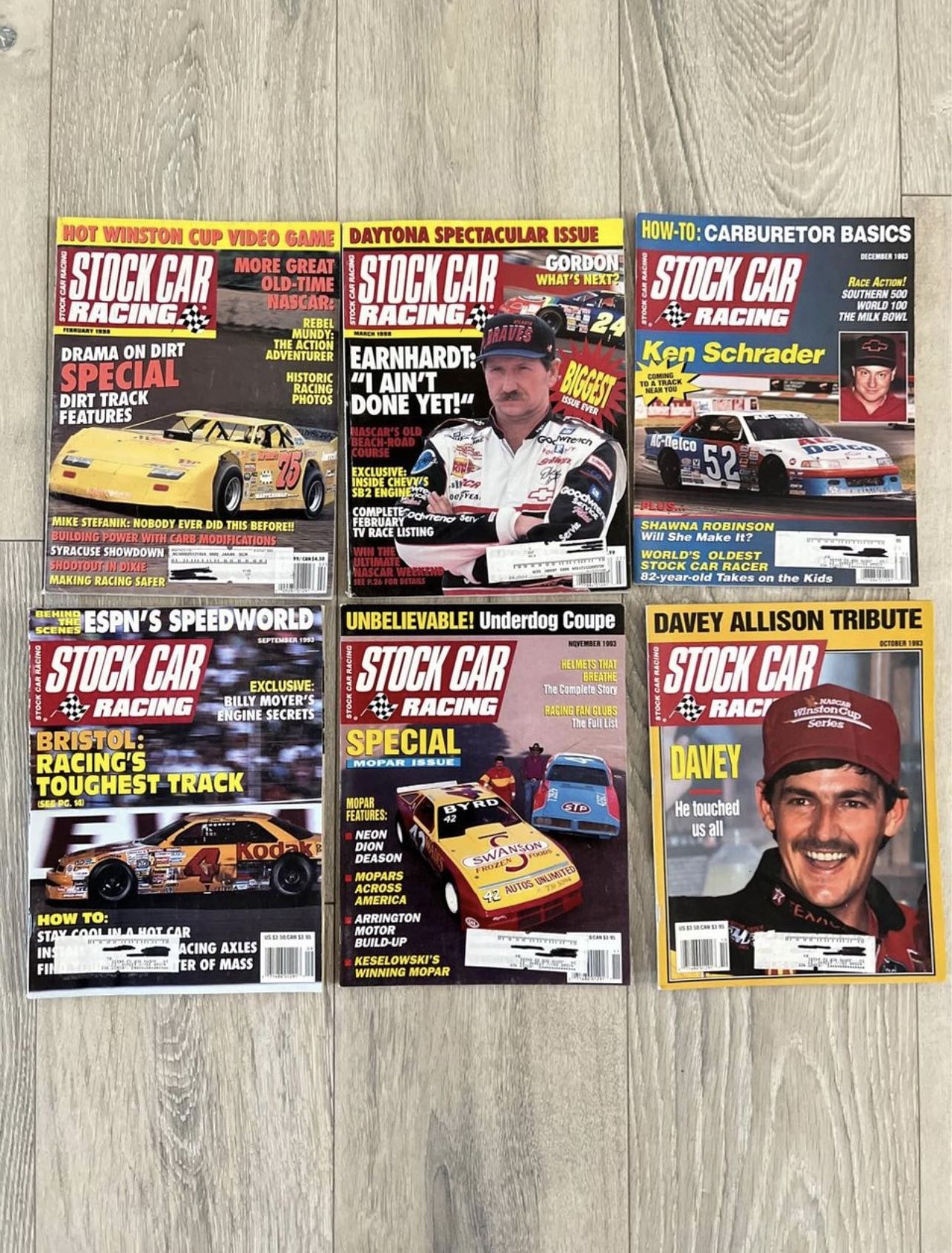 Vintage 1990s Stock Car Racing Magazines