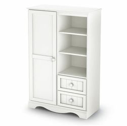 South Shore Furniture Wordrobe Armoire , Pure White