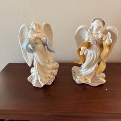 FIRST BLESSING NATIVITY ANGEL OF PEACE WITH GOLD SASH