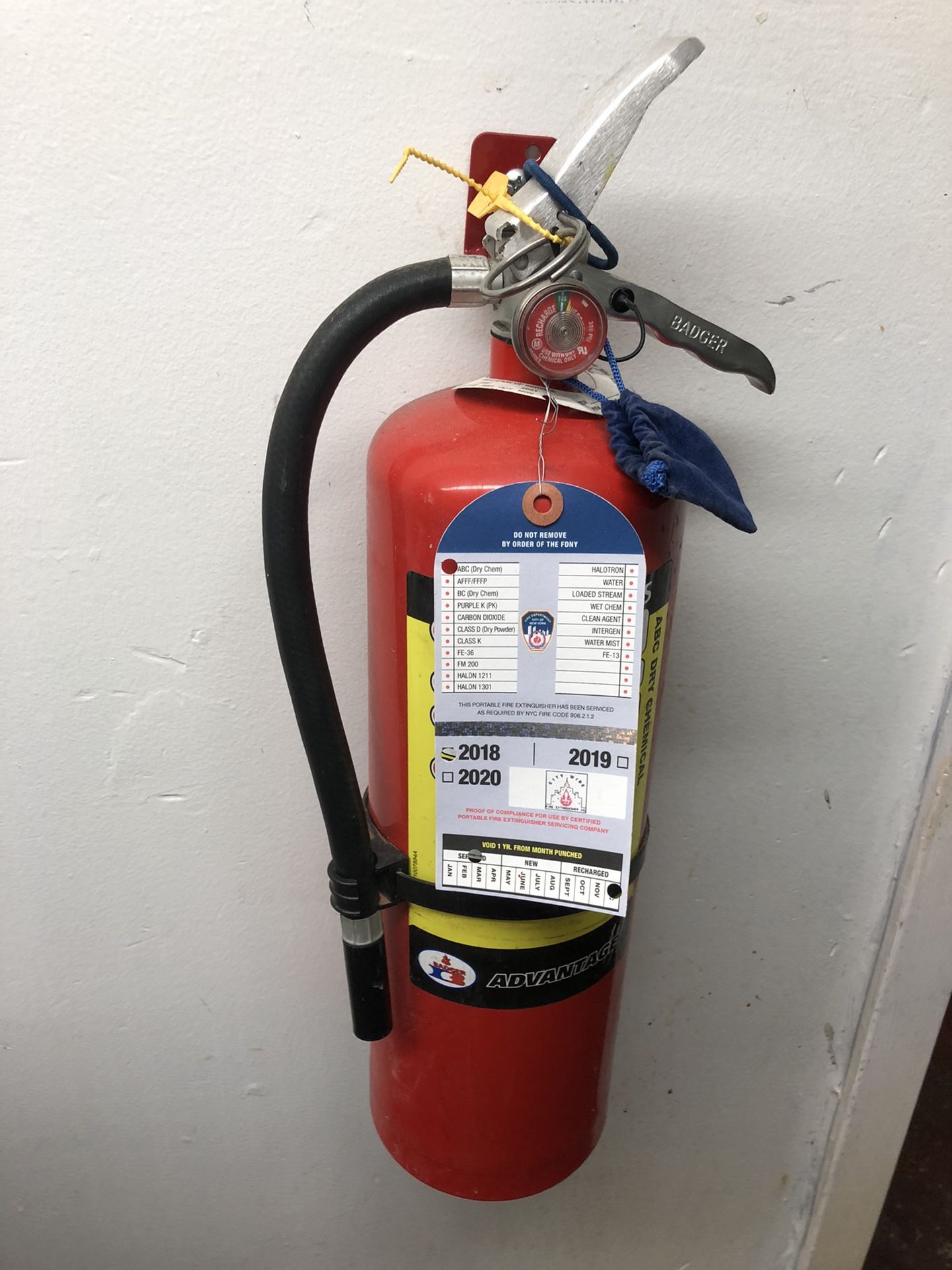 ABC Badger Fire Extinguisher