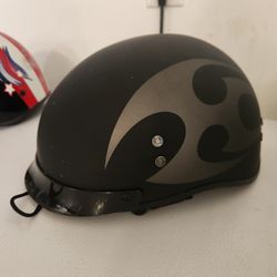 Voss 88FRP Tribal Two Tone Half Helmet (XL)
