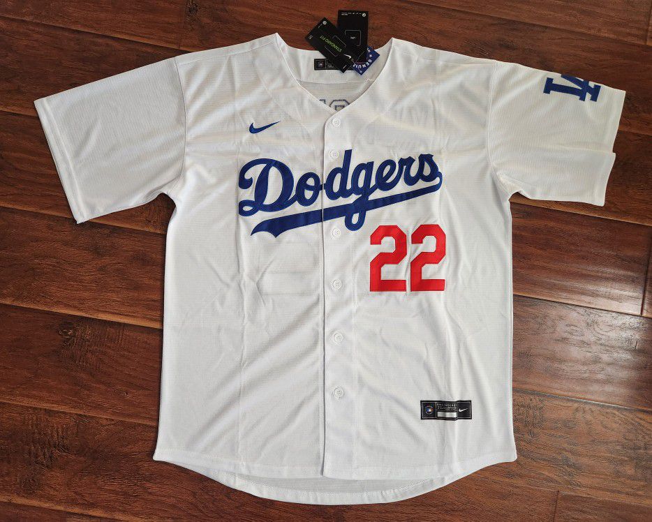 Los Angeles Dodgers Clayton Kershaw #22 white stitched jersey