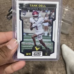 Tank Dell Football Card
