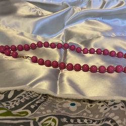 Pink Balls With Golden Spaces