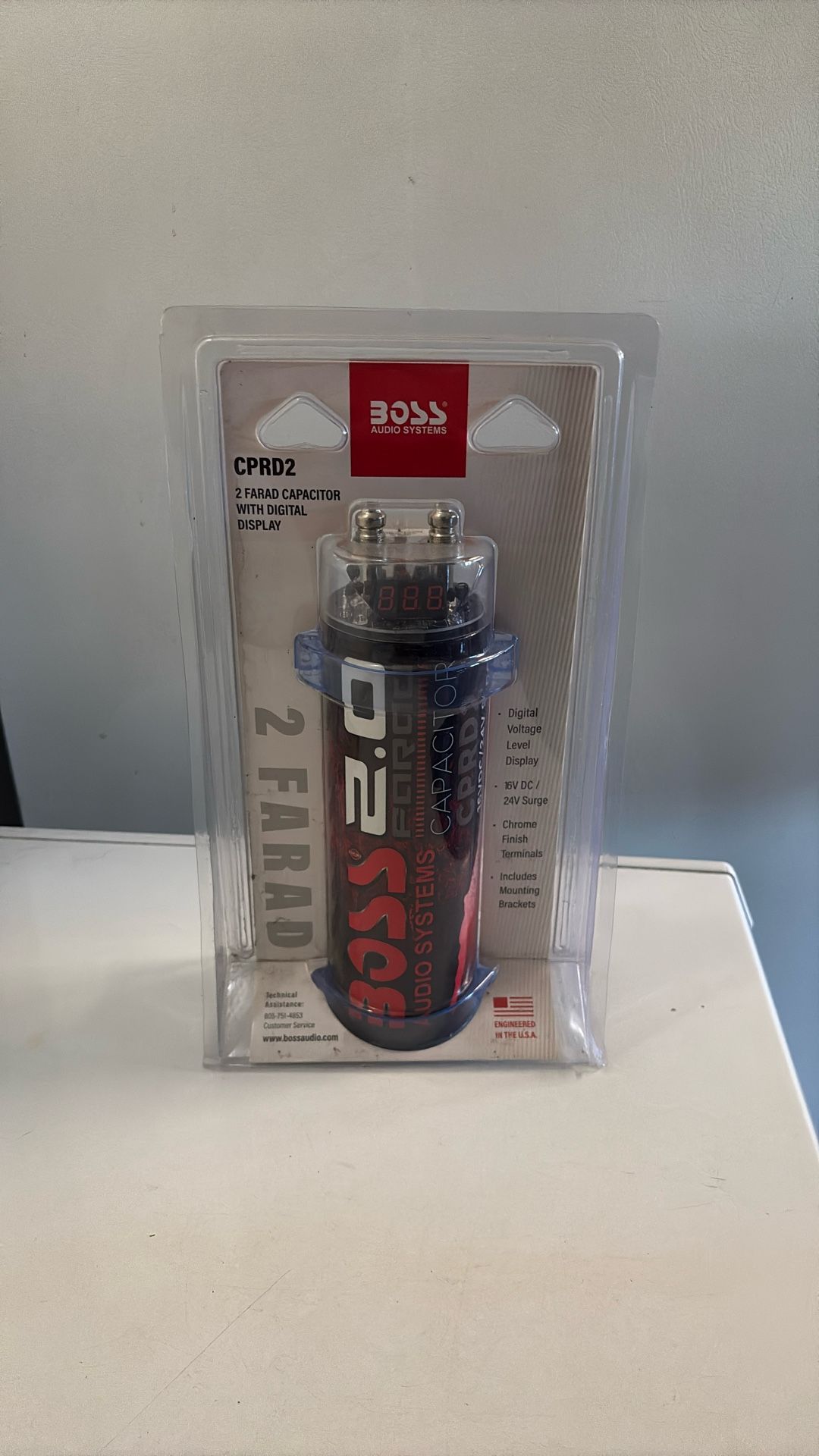 Boss 2 Farad Capacitor Brand New