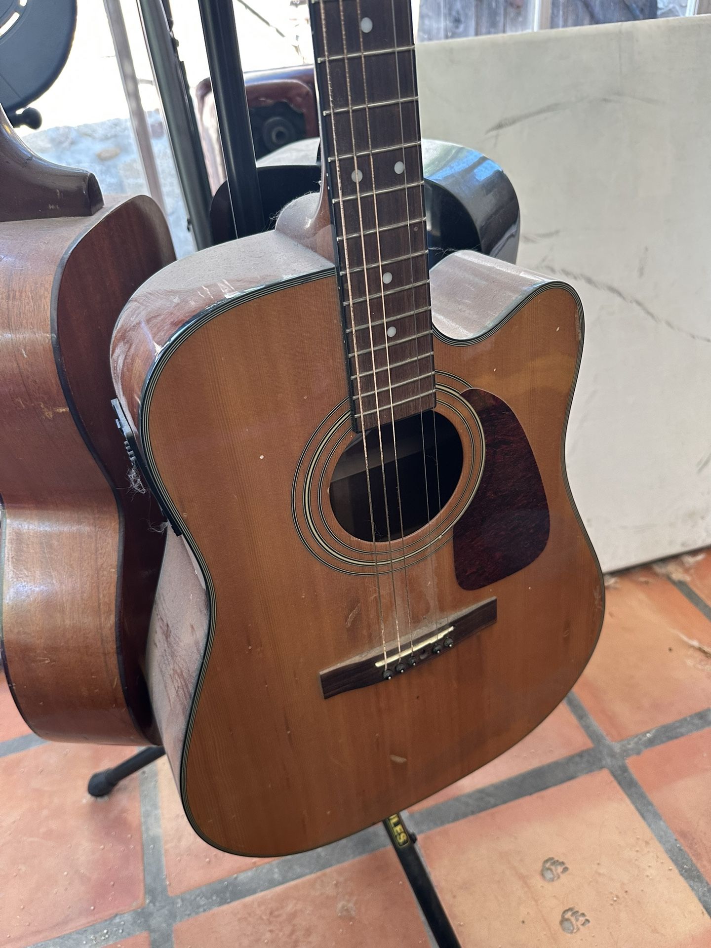 Electric Acoustic Fender Guitar
