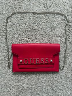 Felix Red Guess Crossbody Clutch
