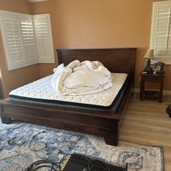 Pottery Barn Bedroom  Set With Two Night Stand