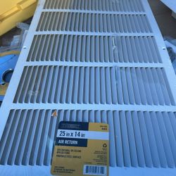 Air Return Grill 25x14