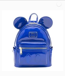 Loungefly Disney Mickey Mouse Holographic Series Mini Backpack tee per