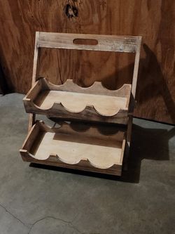 Wooden Wine / Bottle Rack Folding