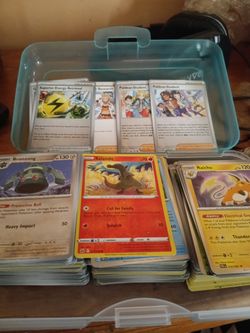 My collection over 300 pokemon cards
