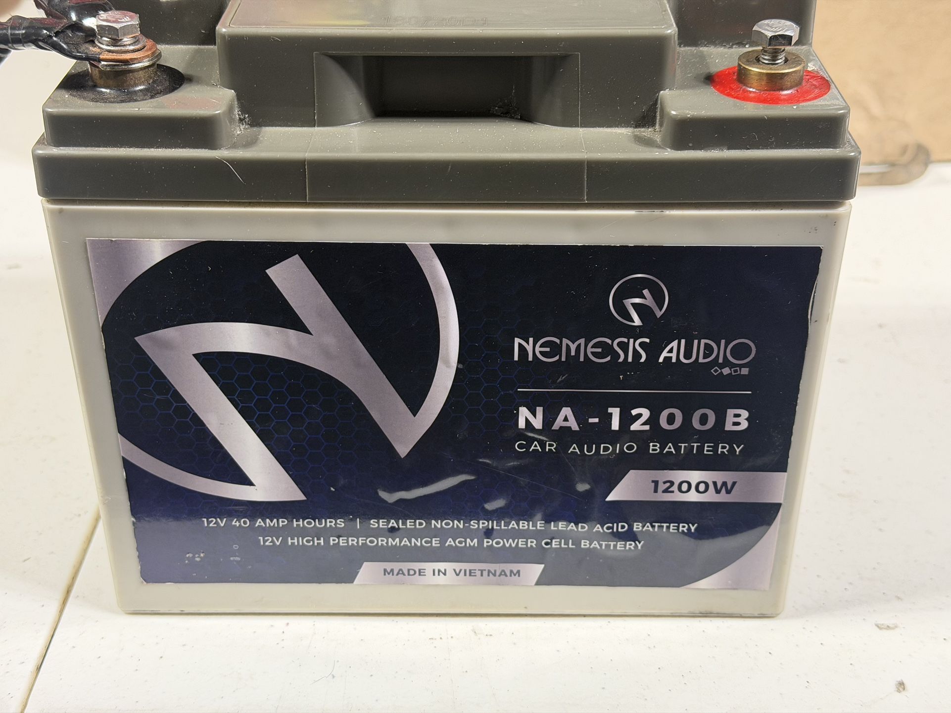Nemesis NA-1200B 12 Volts-40 Amperes Car Audio Battery