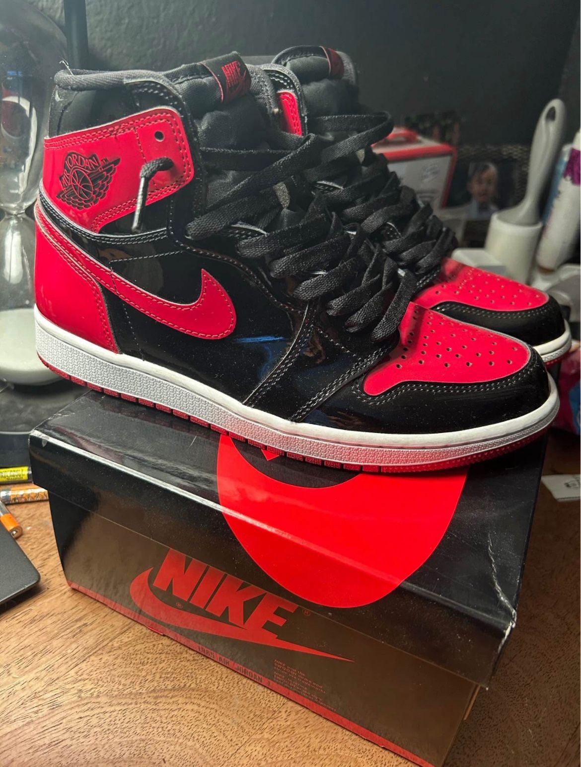 Jordan 1 Patent Bred Size 9 OG ALL