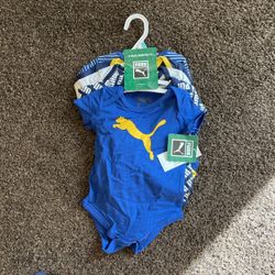 Baby pack of Puma Onesies 