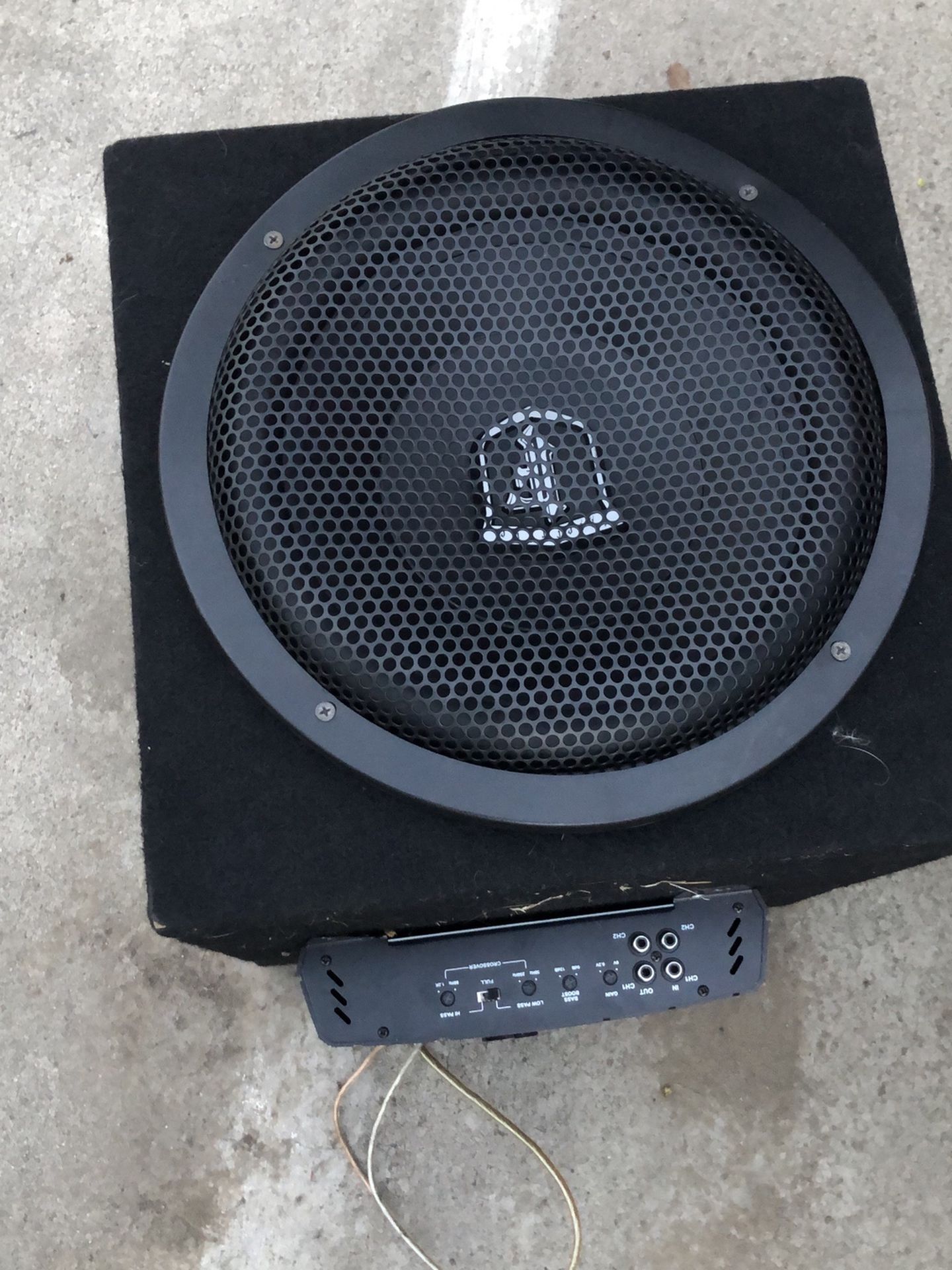 Sub Woofer And Amp